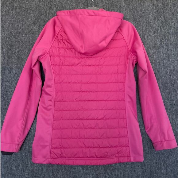 Under Armour Storm Jacket Women Hot Pink ColdGear Infrared Primaloft Insulated M - Picture 4 of 8